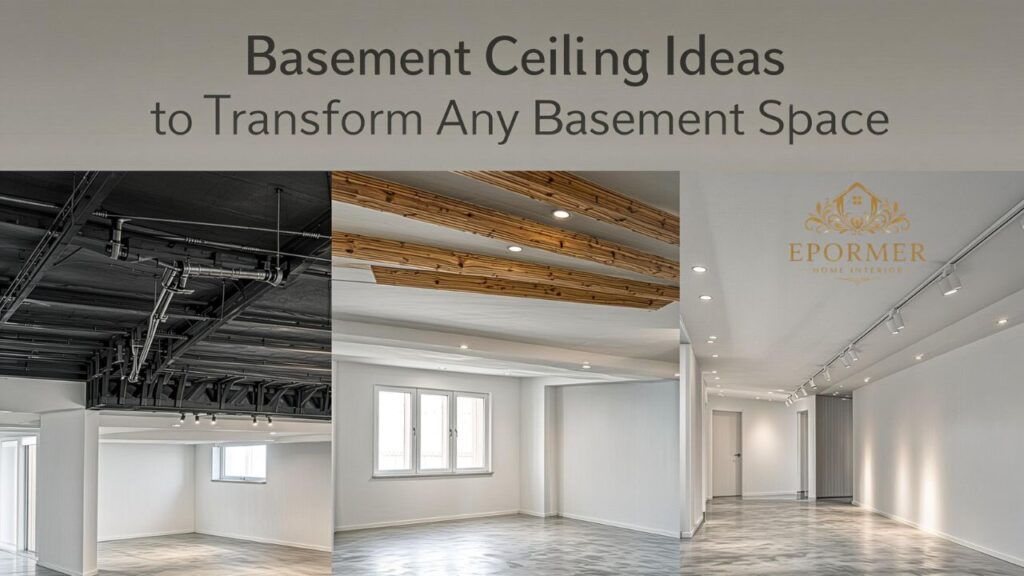 Basement Ceiling Ideas to Transform Any Basement Space
