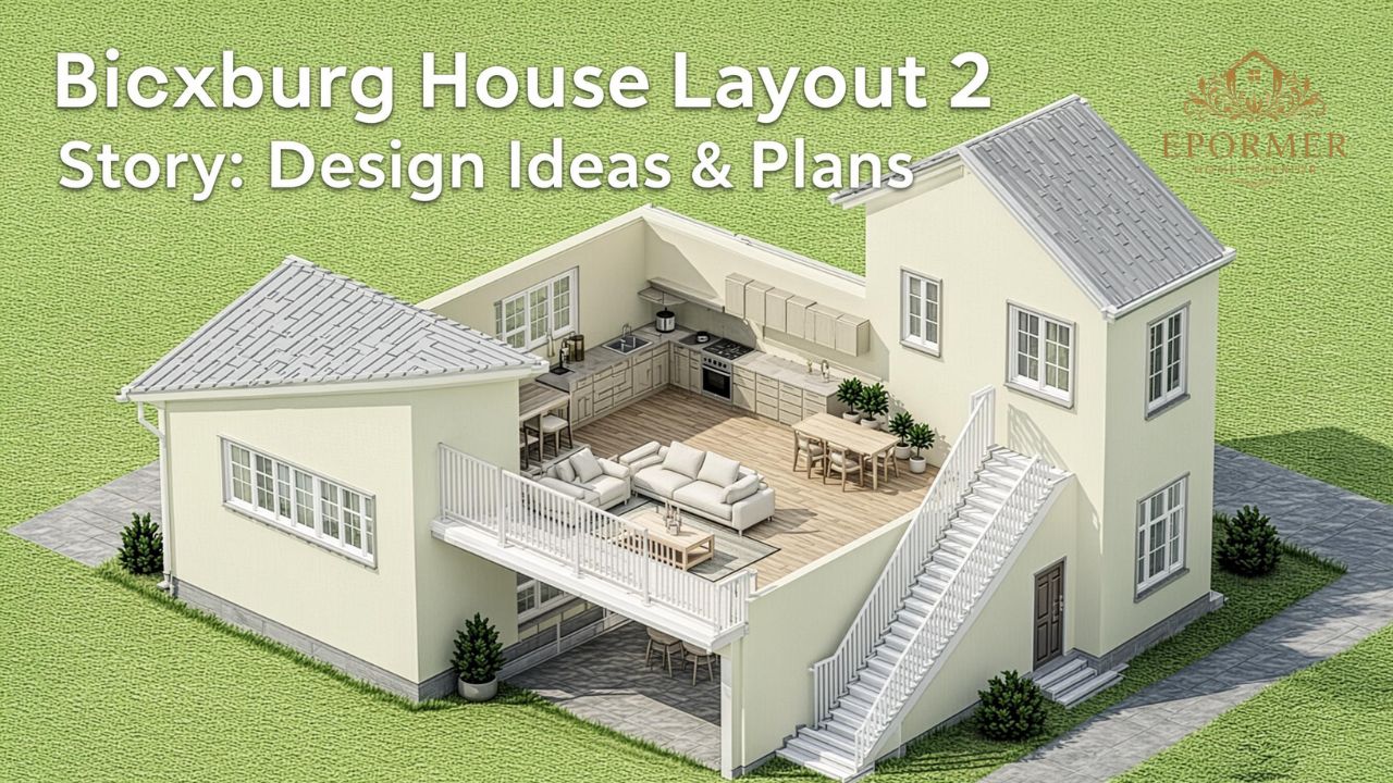 Bloxburg House Layout 2 Story Design Ideas & Plans