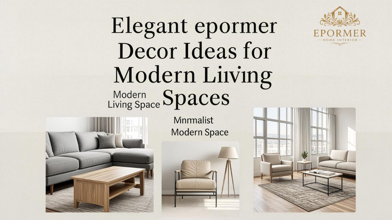 Elegant epormer Decor Ideas for Modern Living Spaces