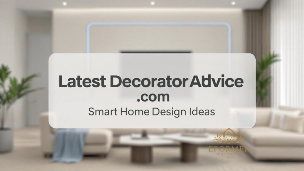 Latest DecoratorAdvice .com Smart Home Design Ideas