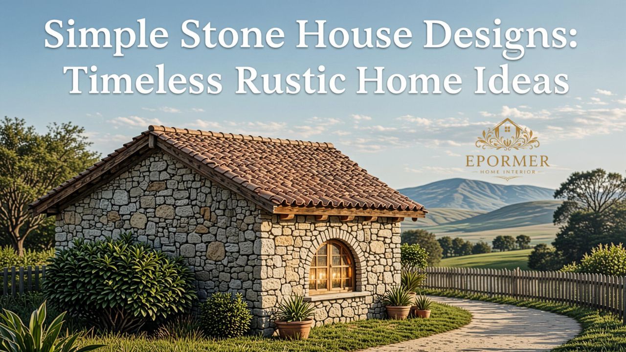 Simple Stone House Designs Timeless Rustic Home Ideas