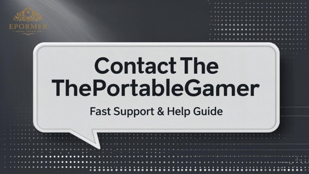 Contact ThePortableGamer